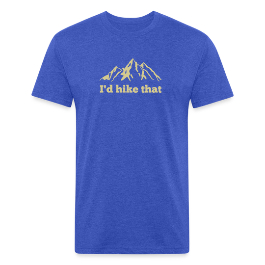 I'd Hike That - Premium Graphic Tee - heather royal