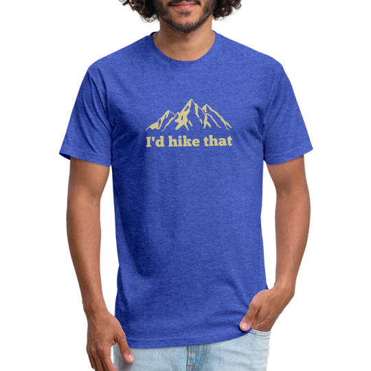 I'd Hike That - Premium Graphic Tee - heather royal