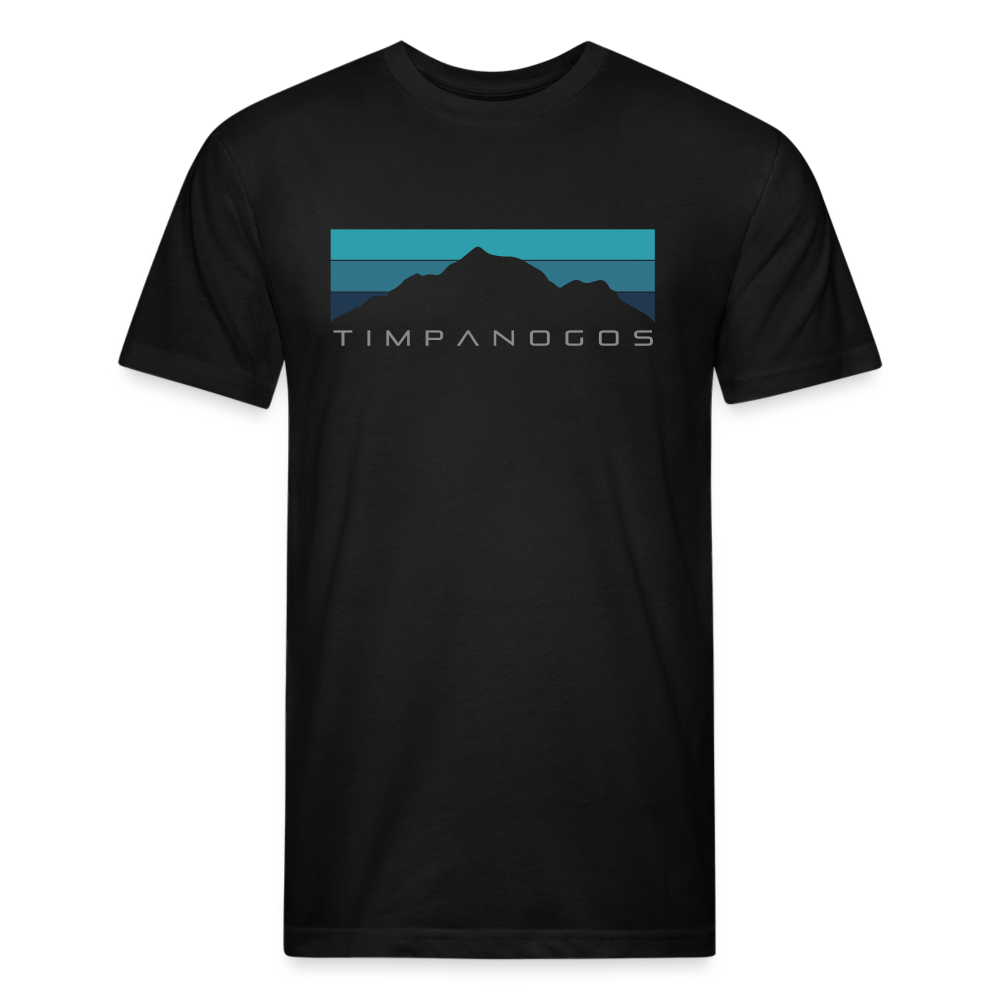 Retro Mountain Classic (cool) - Premium Graphic Tee - black