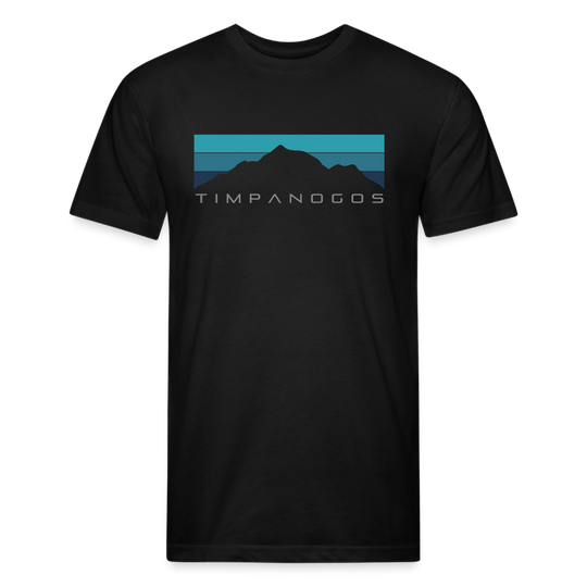 Retro Mountain Classic (cool) - Premium Graphic Tee - black