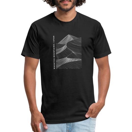 Wasatch Mountains - Premium Graphic Tee - black