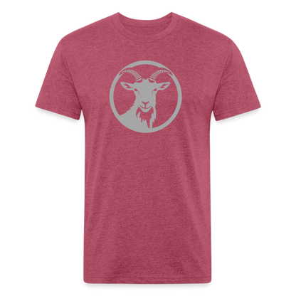 Goat Energy - Premium Graphic Tee - heather burgundy