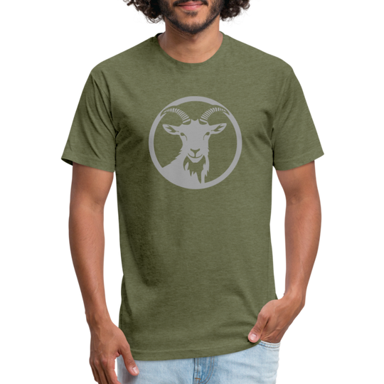 Goat Energy - Premium Graphic Tee - heather military green