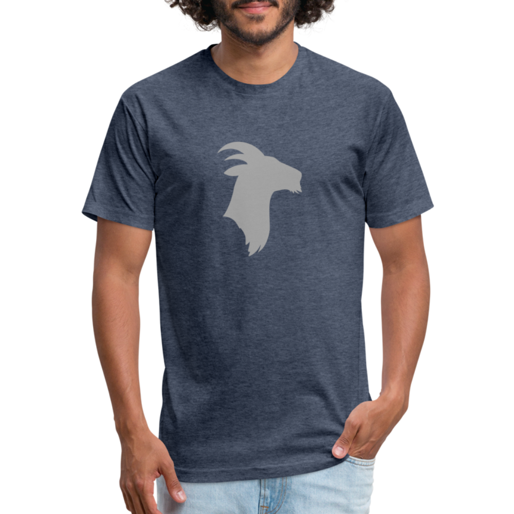 Silver Goat - Premium Graphic Tee - heather navy