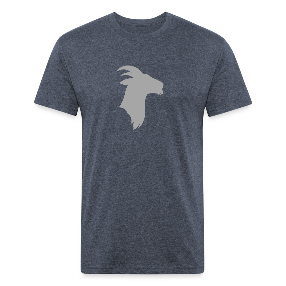 Silver Goat - Premium Graphic Tee - heather navy