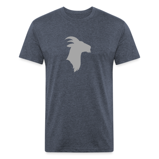 Silver Goat - Premium Graphic Tee - heather navy