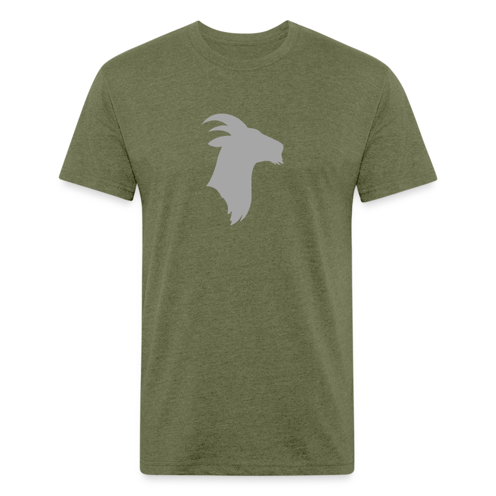 Silver Goat - Premium Graphic Tee - heather military green