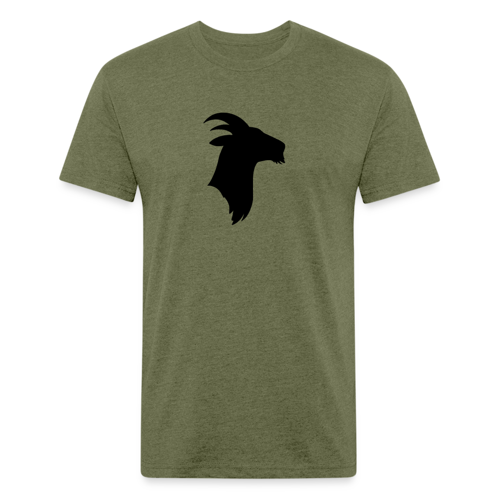 Black Goat - Premium Graphic Tee - heather military green