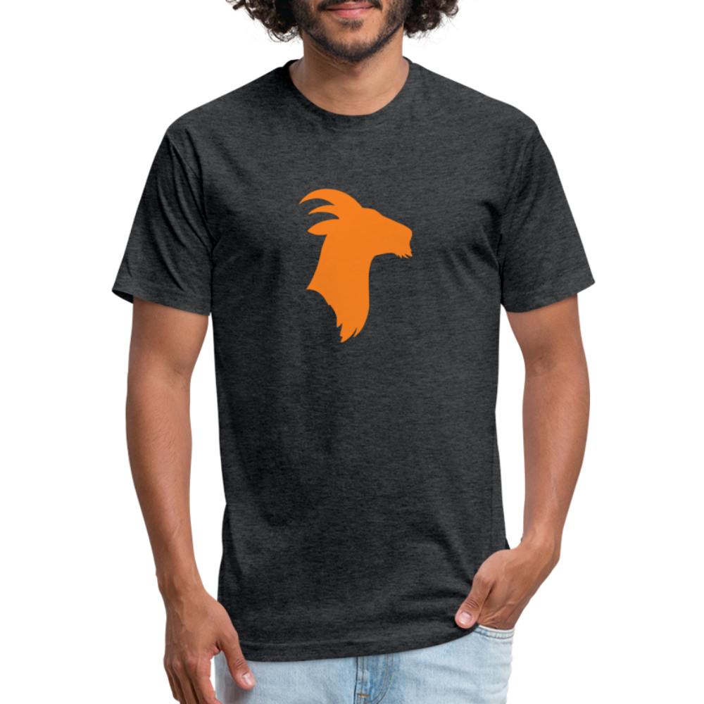 Orange Goat - Premium Graphic Tee - heather black