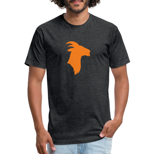 Orange Goat - Premium Graphic Tee - heather black