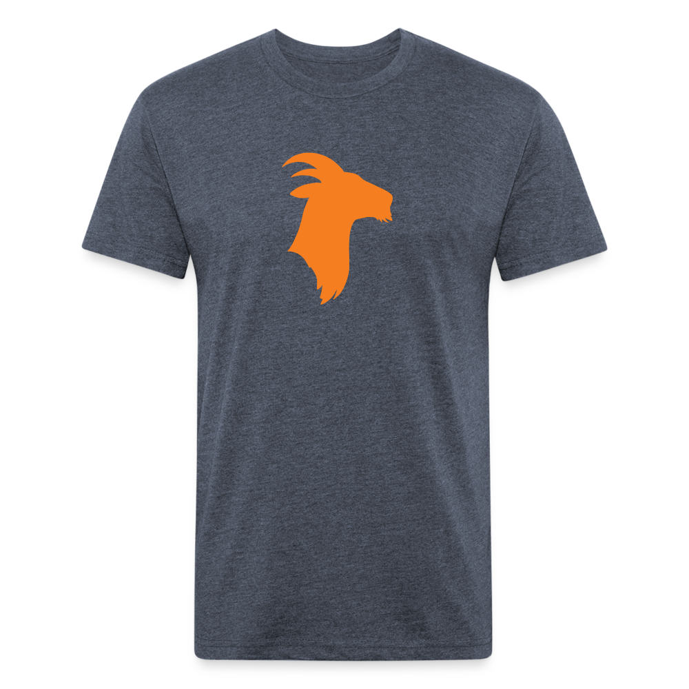 Orange Goat - Premium Graphic Tee - heather navy