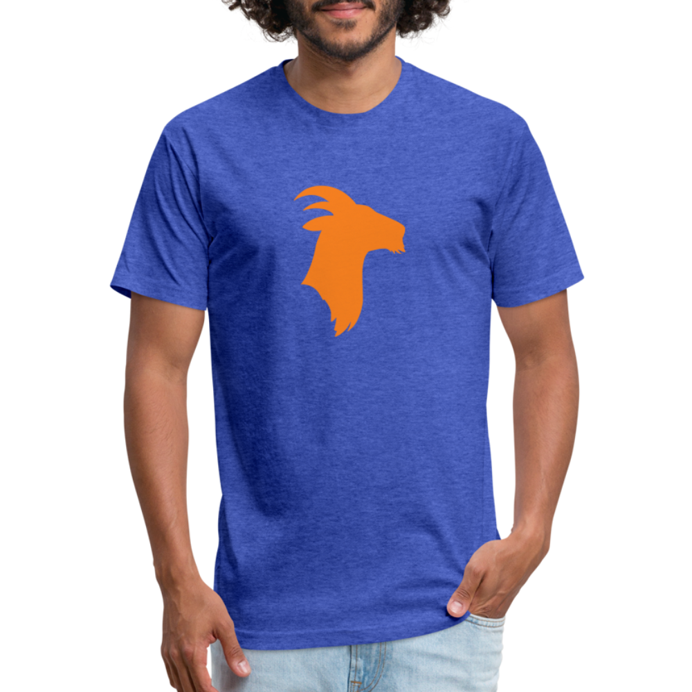 Orange Goat - Premium Graphic Tee - heather royal