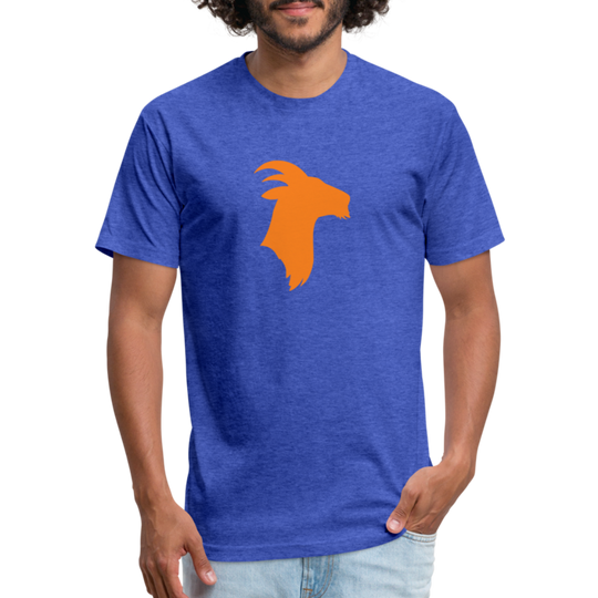 Orange Goat - Premium Graphic Tee - heather royal