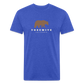 Yosemite Bear - Premium Graphic Tee - heather royal