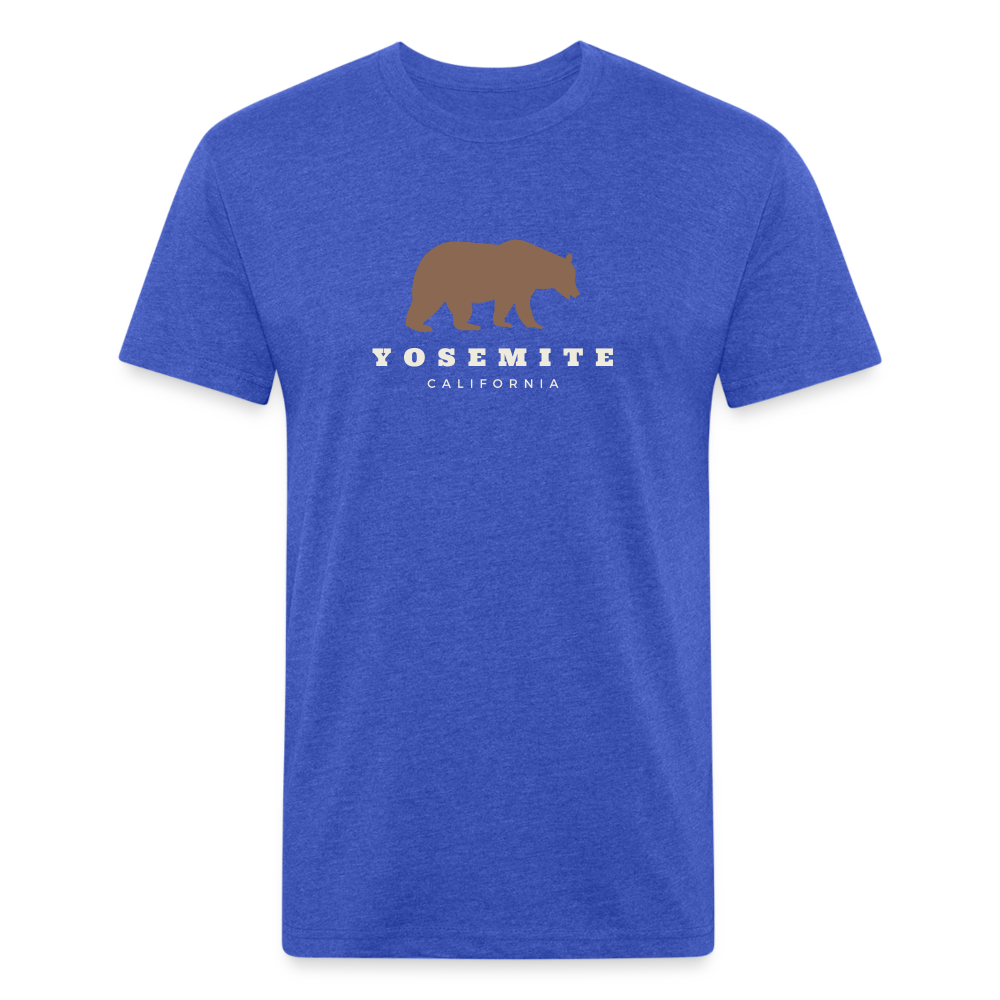 Yosemite Bear - Premium Graphic Tee - heather royal