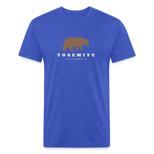 Yosemite Bear - Premium Graphic Tee - heather royal