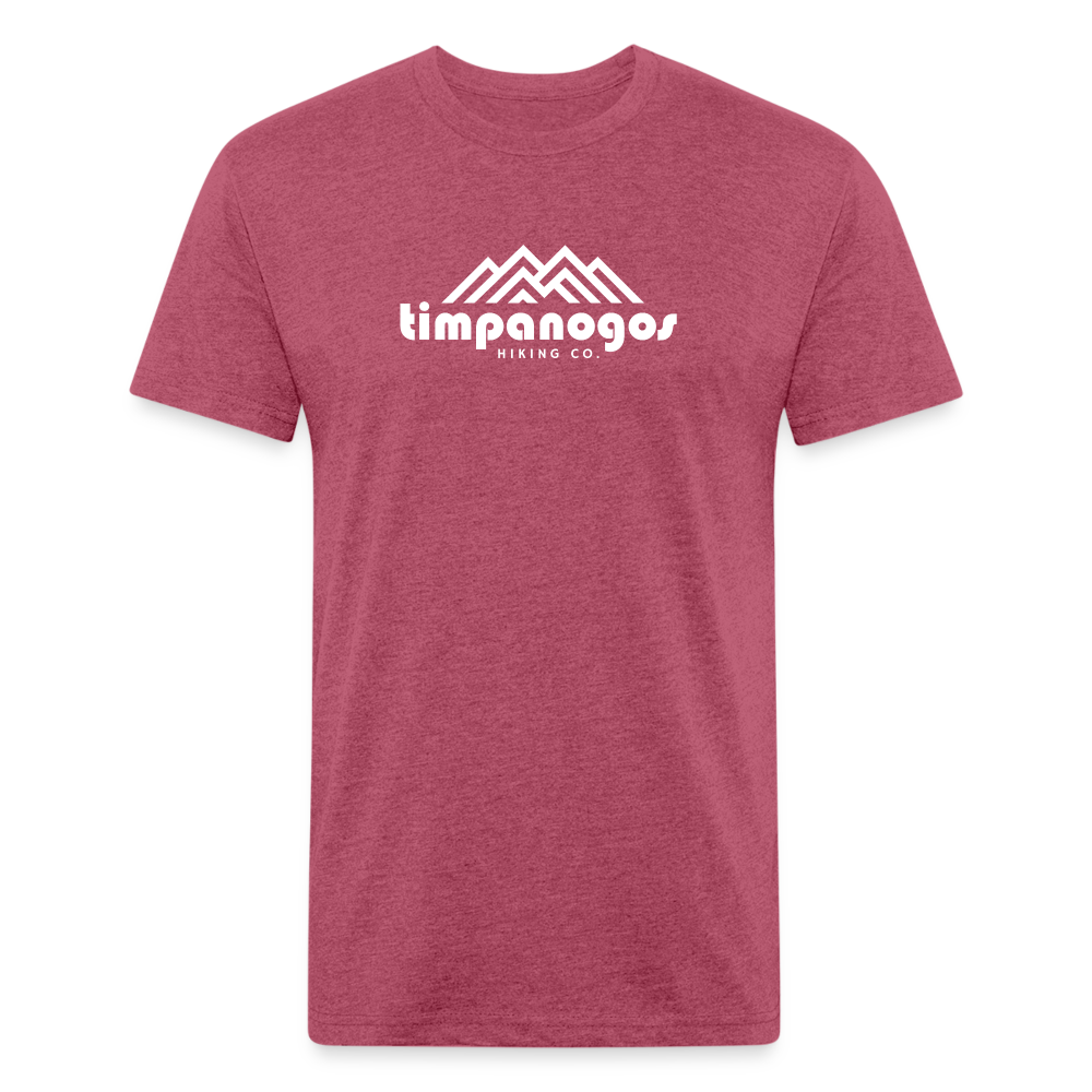 Timpanogos Hiking Co. - Premium Graphic Tee - heather burgundy