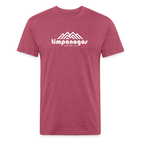 Timpanogos Hiking Co. - Premium Graphic Tee - heather burgundy