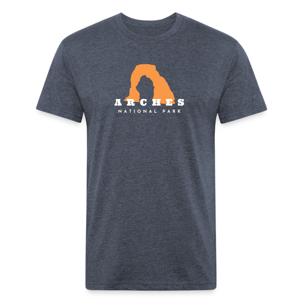 Arches National Park - Premium Graphic Tee - heather navy