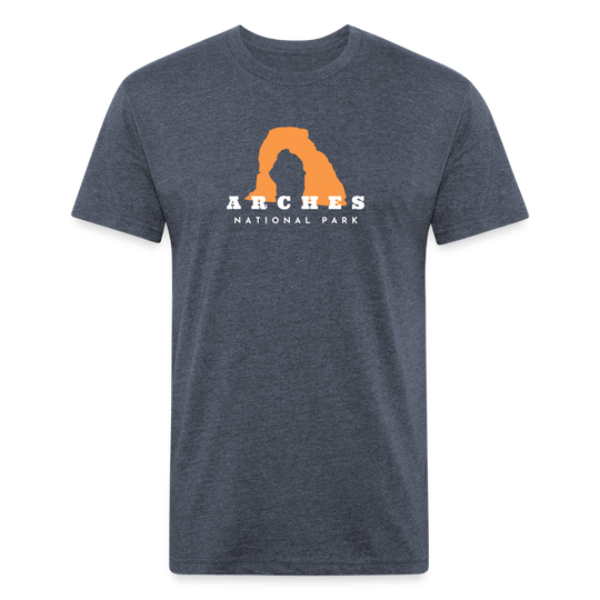 Arches National Park - Premium Graphic Tee - heather navy