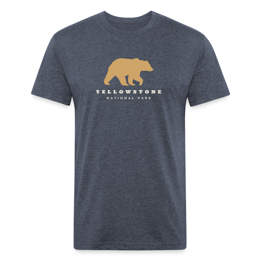 Yellowstone National Park - Premium Graphic Tee - heather navy