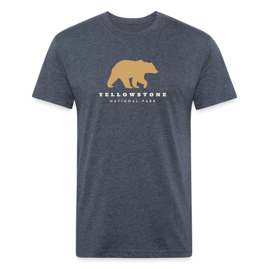 Yellowstone National Park - Premium Graphic Tee - heather navy