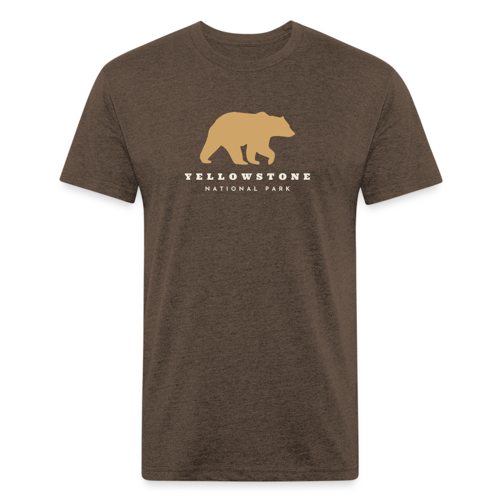 Yellowstone National Park - Premium Graphic Tee - heather espresso