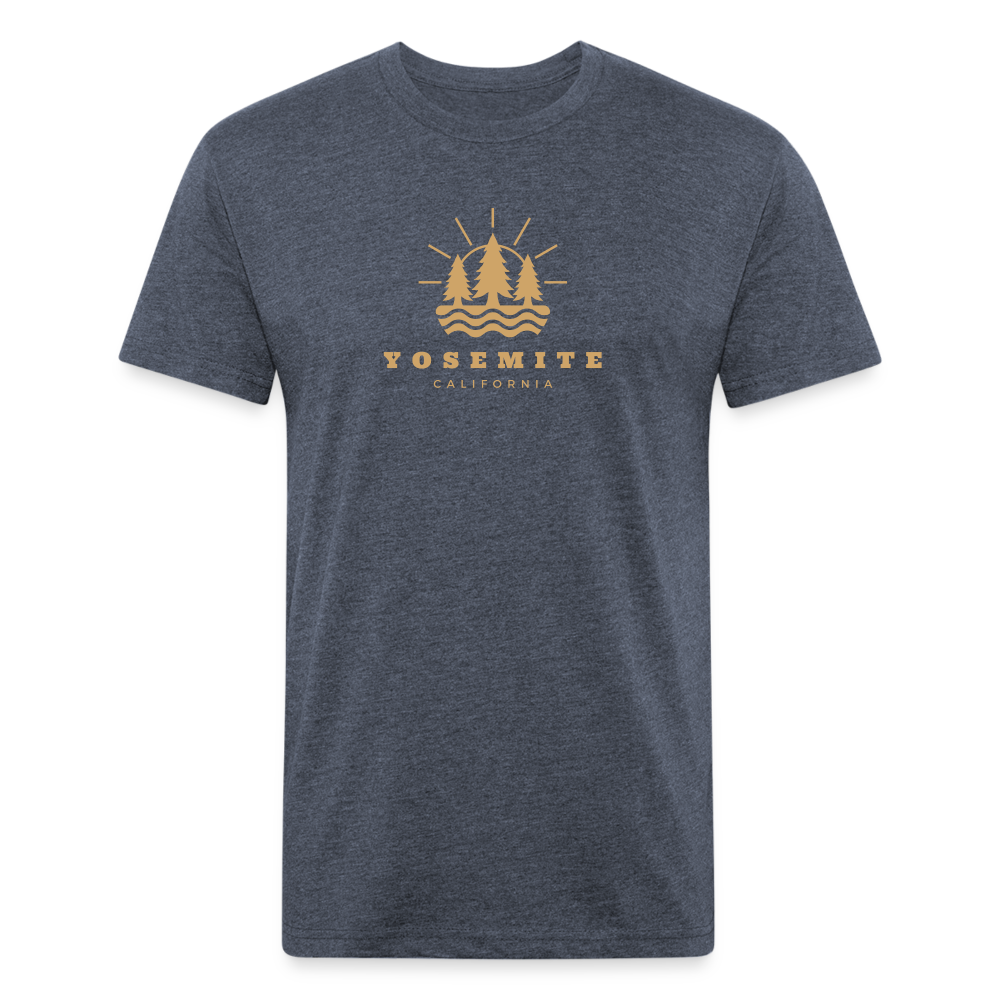 Yosemite - Premium Graphic Tee - heather navy