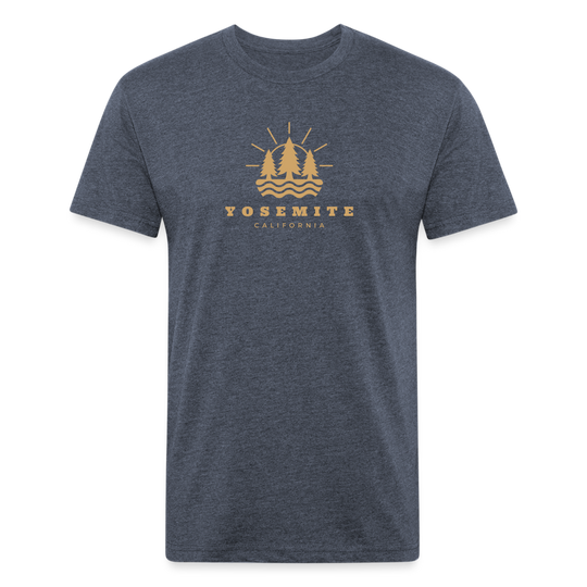 Yosemite - Premium Graphic Tee - heather navy