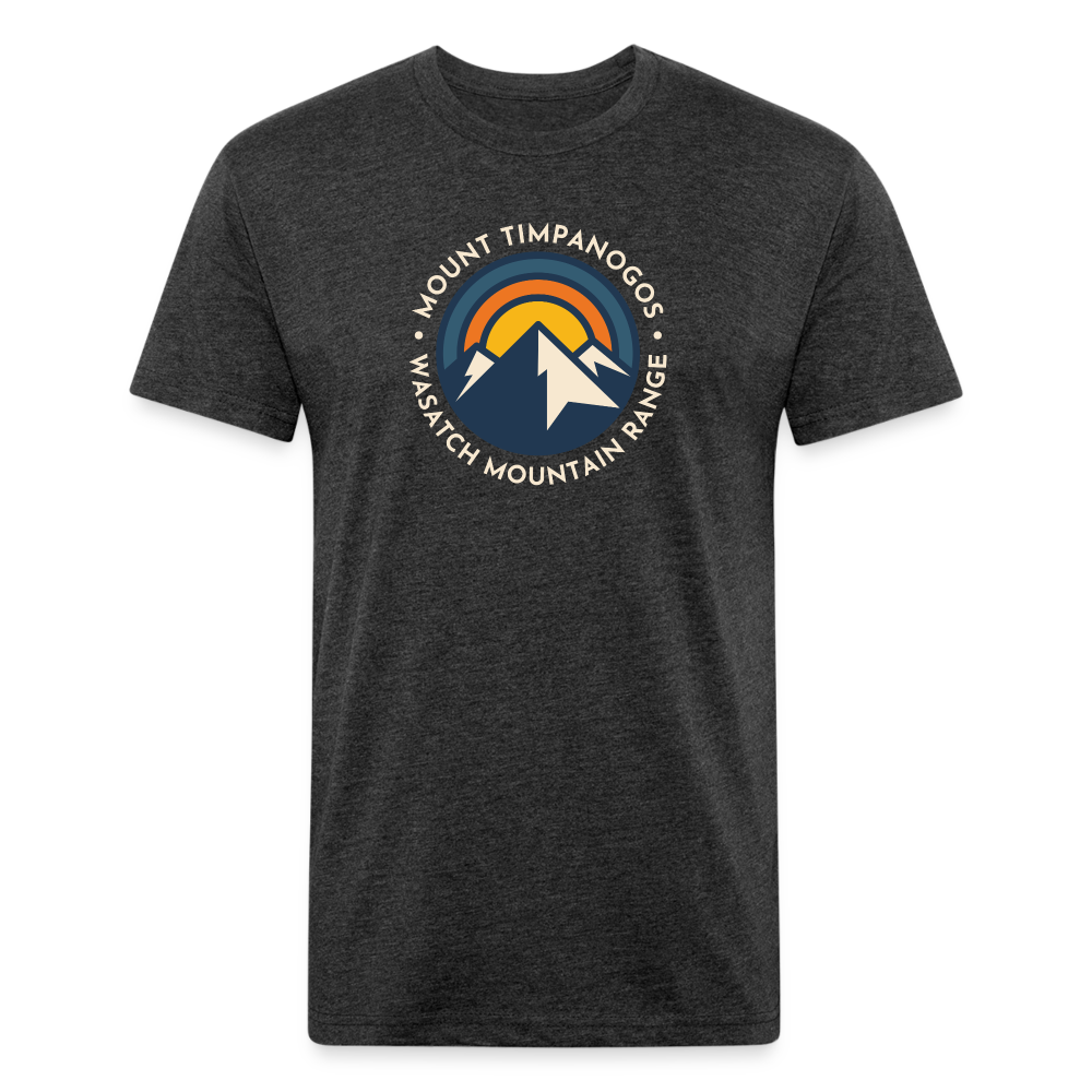 Mount Timpanogos - Premium Graphic Tee - heather black