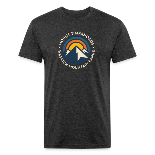 Mount Timpanogos - Premium Graphic Tee - heather black