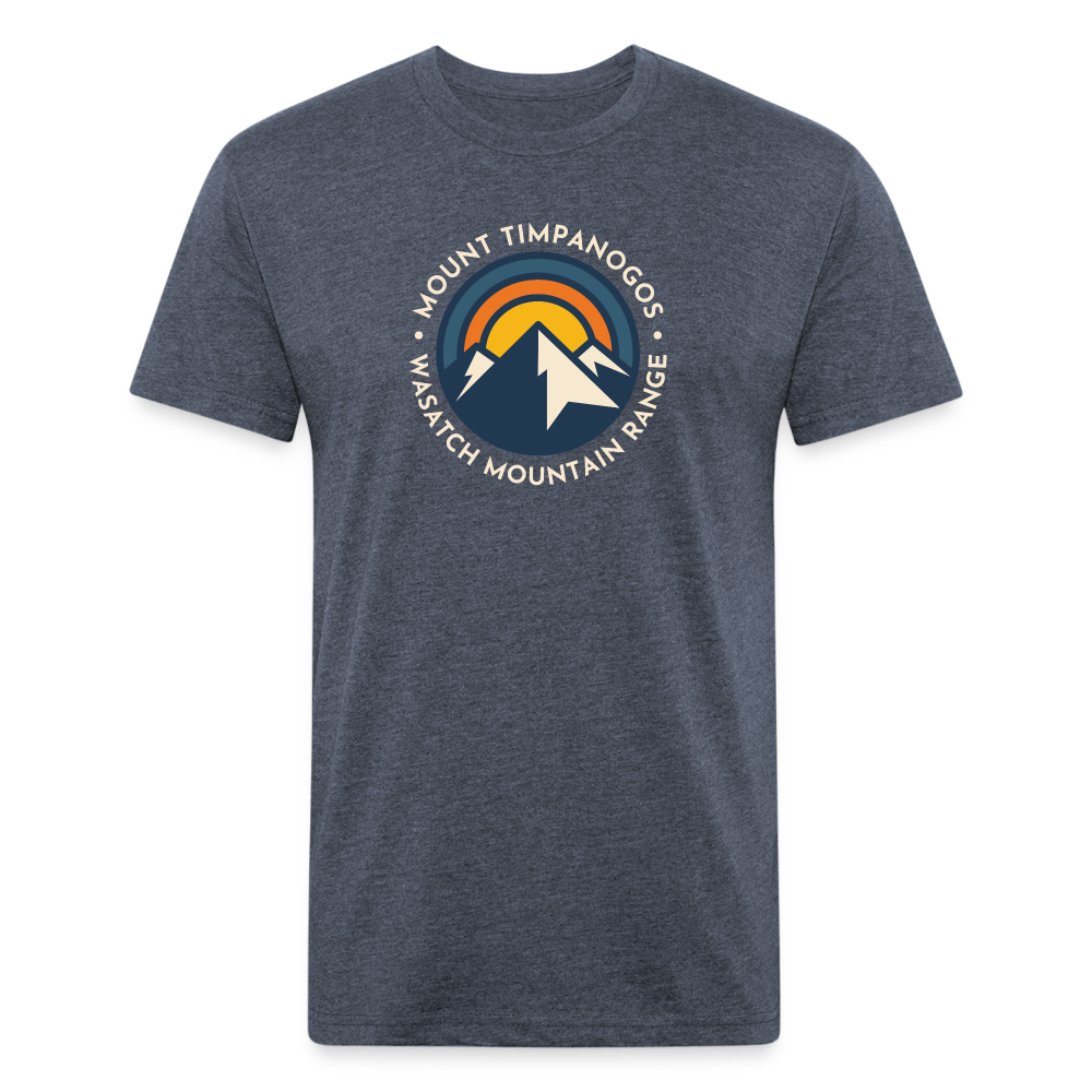 Mount Timpanogos - Premium Graphic Tee - heather navy