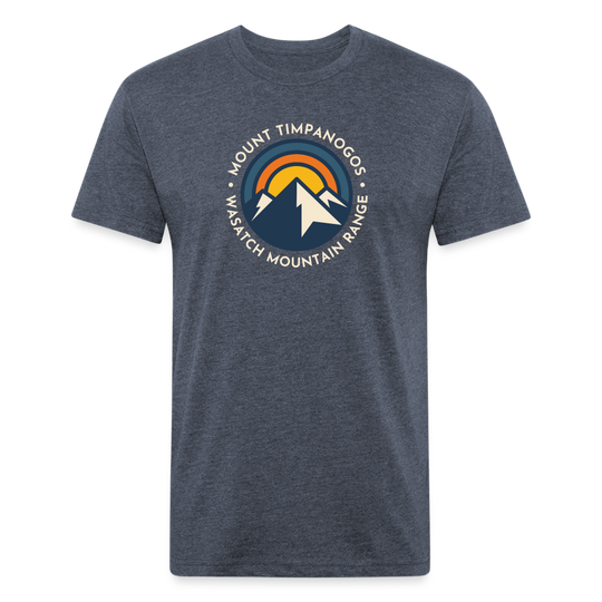 Mount Timpanogos - Premium Graphic Tee - heather navy